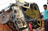 Speeding city bus falls into gorge in Kalappu